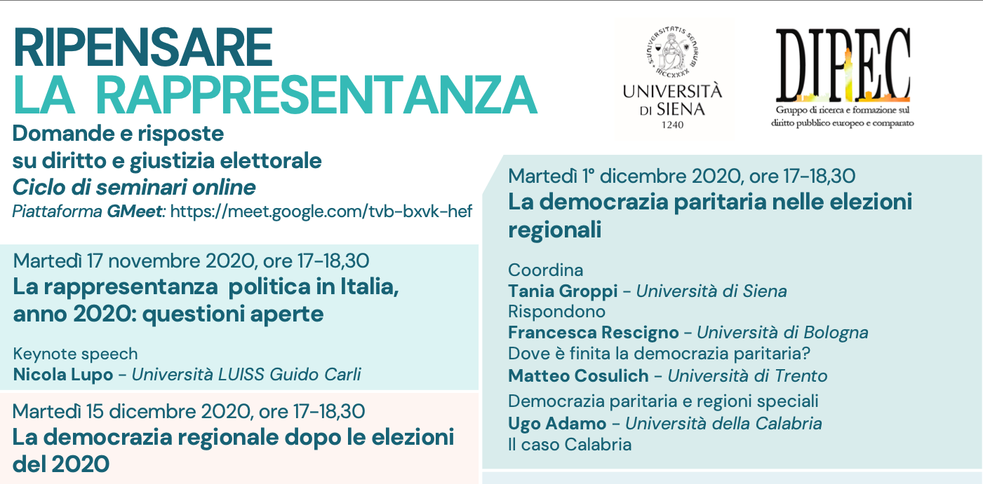 Ripensare la rappresentanza.&nbsp;Domande e risposte su diritto e giustizia elettorale